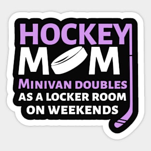 FUNNY HOCKEY / HOCKEY MOM Sticker